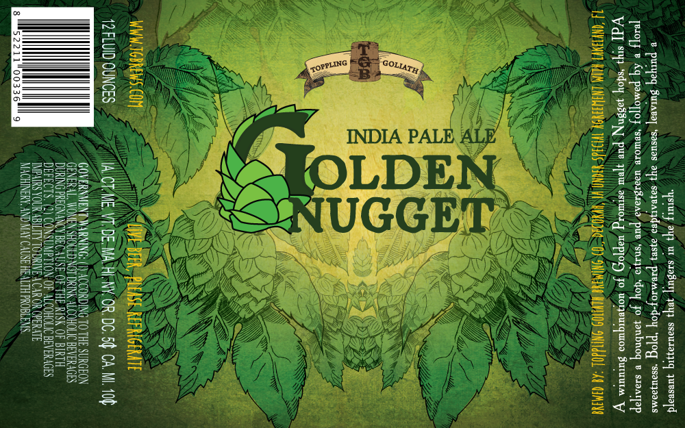 Golden Nugget Label