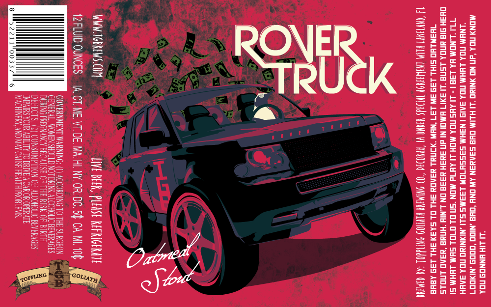 Rover Truck Label